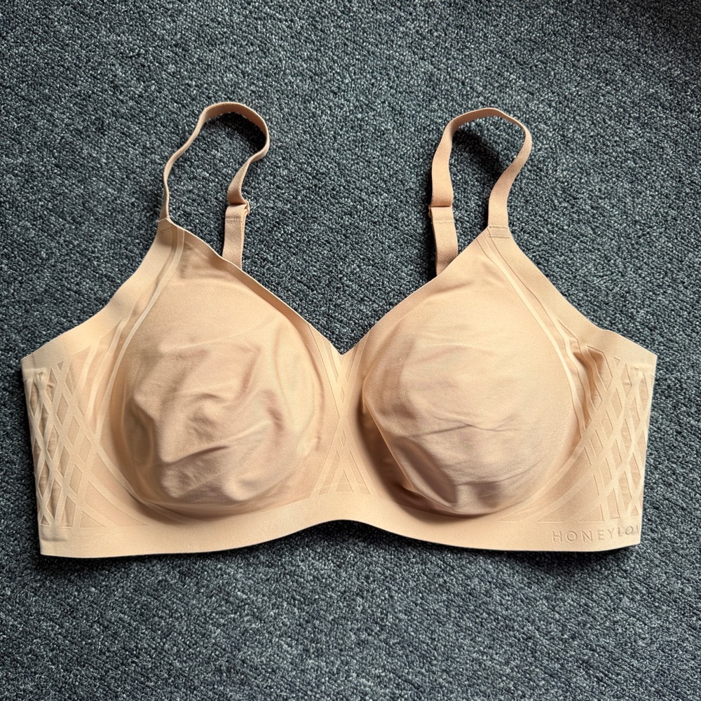 Honeylove Tan Silhouette Bra Women’s Size 2X 42C/D